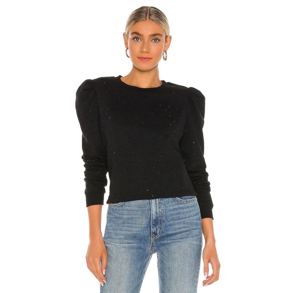 Generation love puff sleeve sweatshirt Clearance